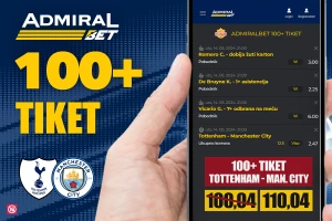 AdmiralBet i Sportske 100+ tiket i specijal - Pune ruke posla za Vikarija?